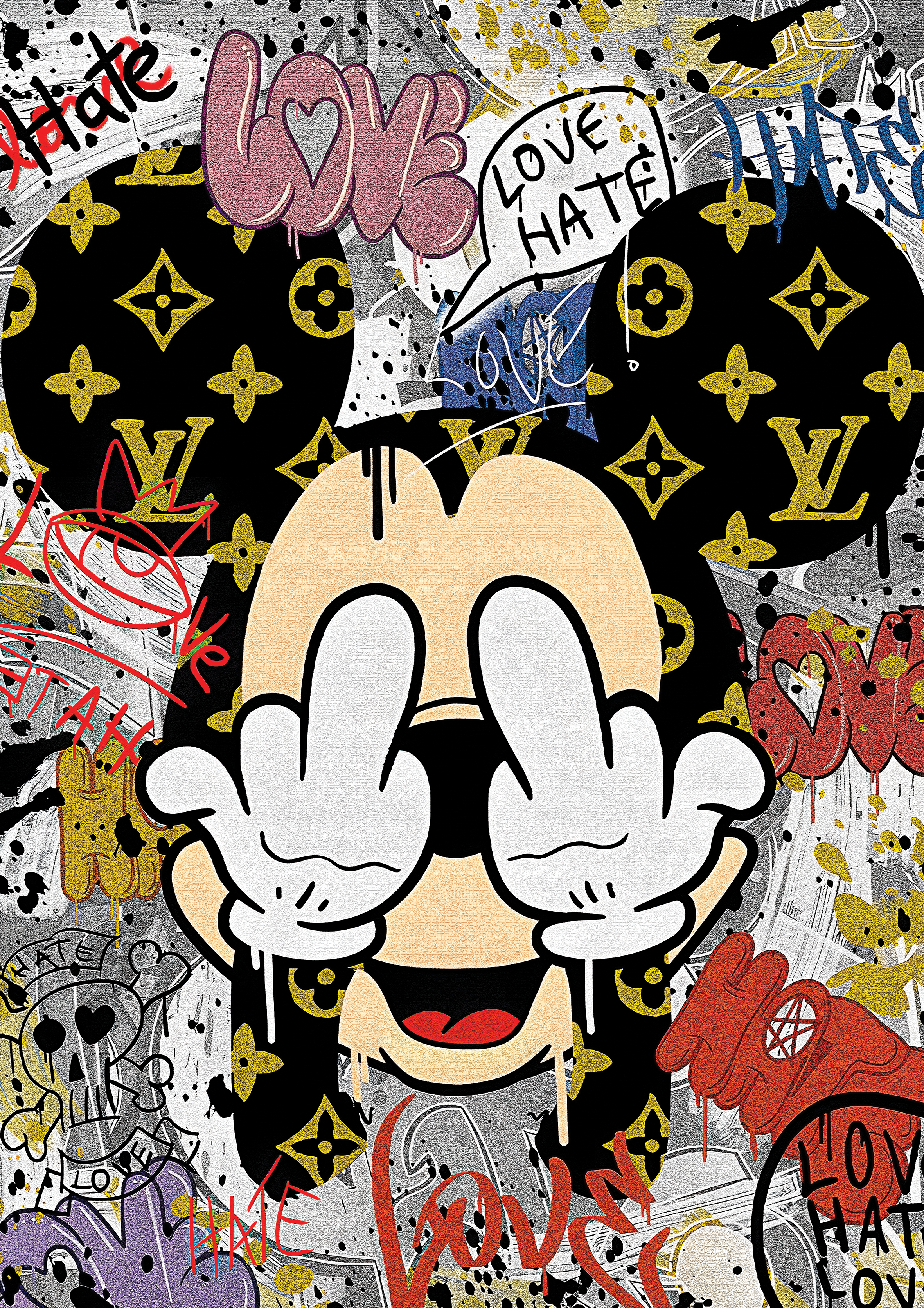 Mickey Behave metal poster artwork
